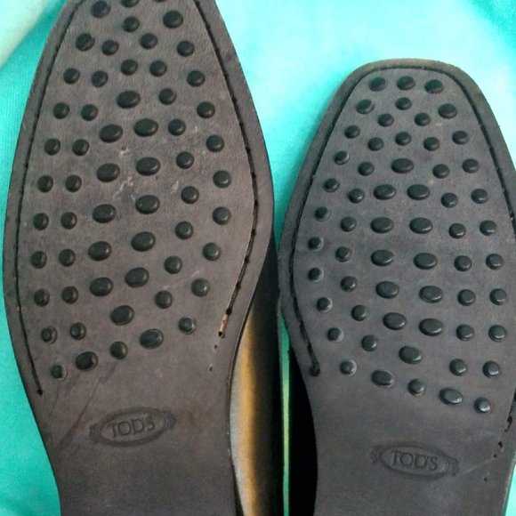 TOD'S square toe driving loafers - Picture 12 of 14